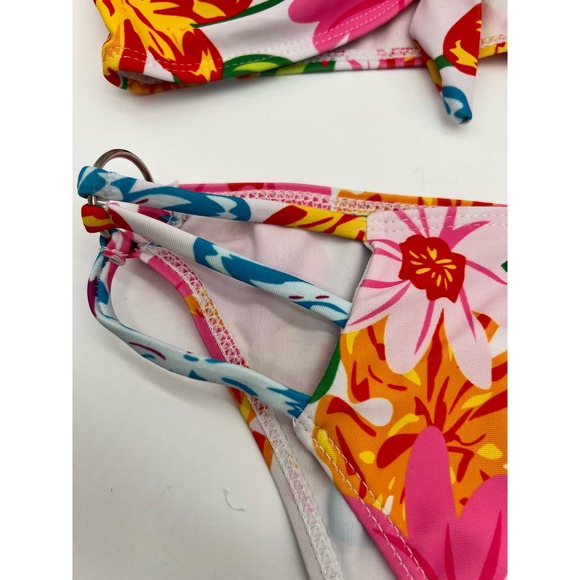 New 2 Piece Tropical Print Bikini in Sz Small - Picture 5 of 8